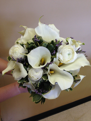 Calla Hand Tied Bouquet Flower Power, Florist Davenport FL